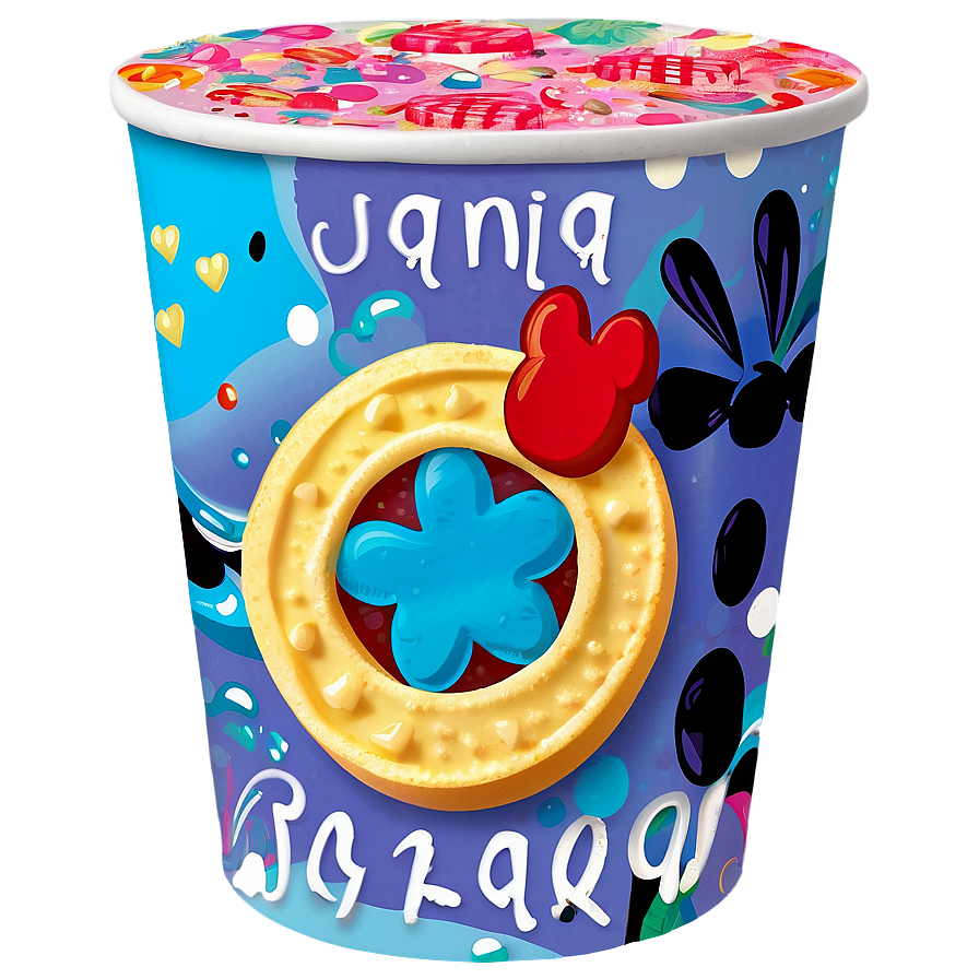 Disney Snacks Pattern Png Npg47 PNG Image