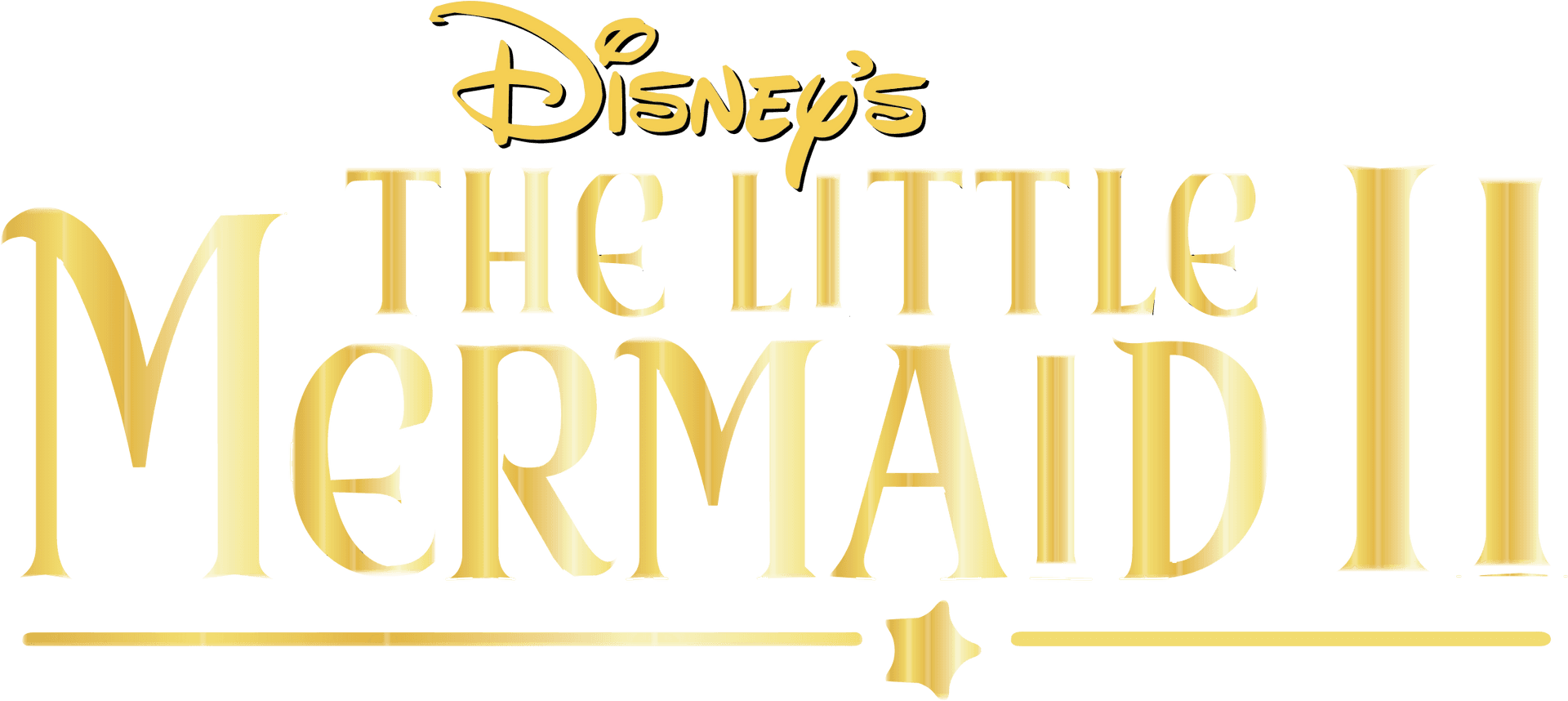 Disney The Little Mermaid I I Logo PNG Image