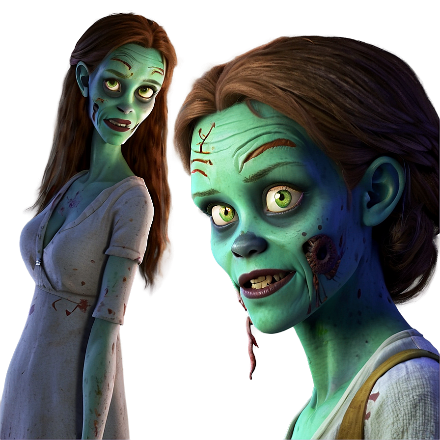 Disney Zombies Eliza Zombie Look Png Trc PNG Image