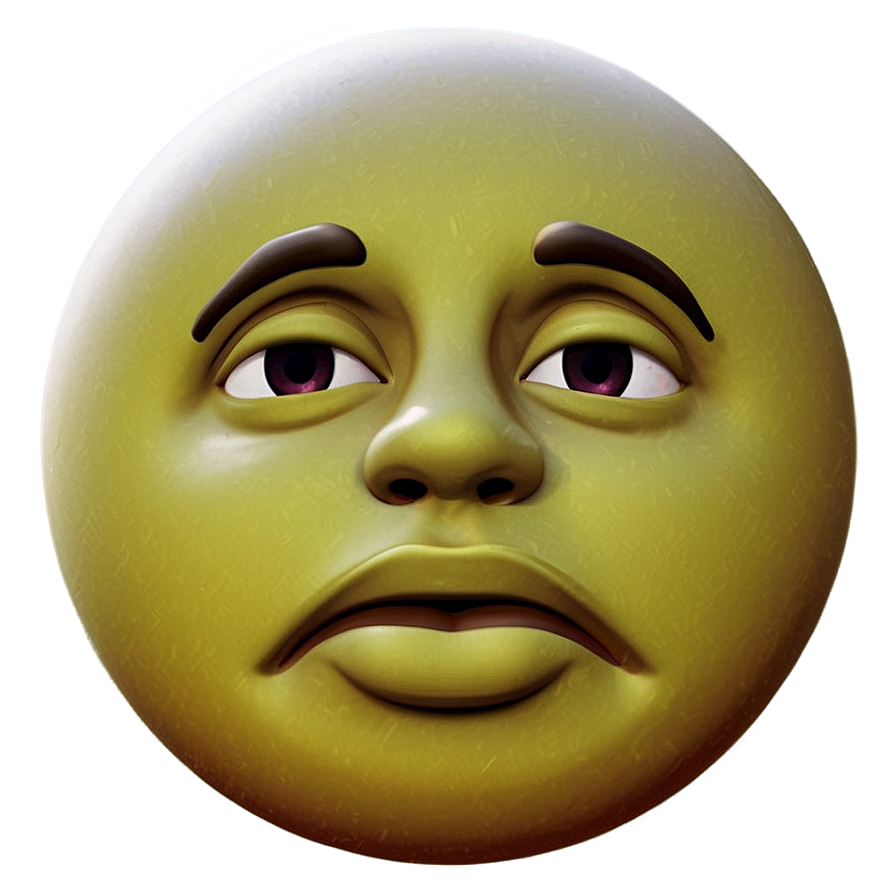 Dispirited Emoji Png 05232024 PNG Image