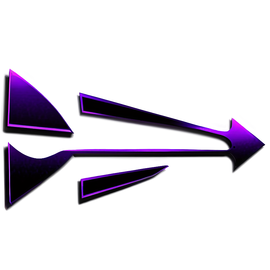 Distinctive Purple Arrow Png Gko41 PNG Image