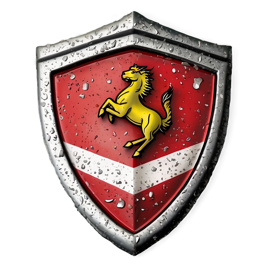 Distressed Ferrari Logo Png Ymx50 PNG Image