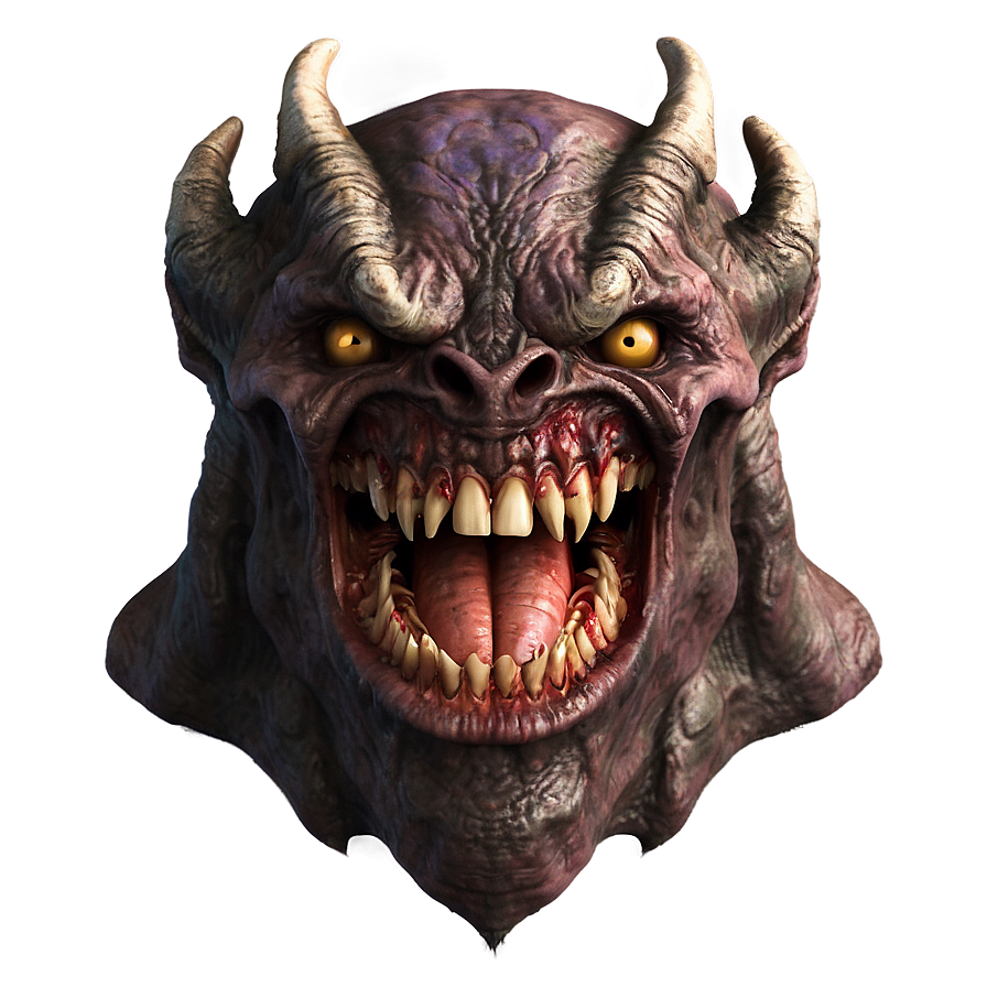 Disturbing Demon Mouth Png 92 PNG Image