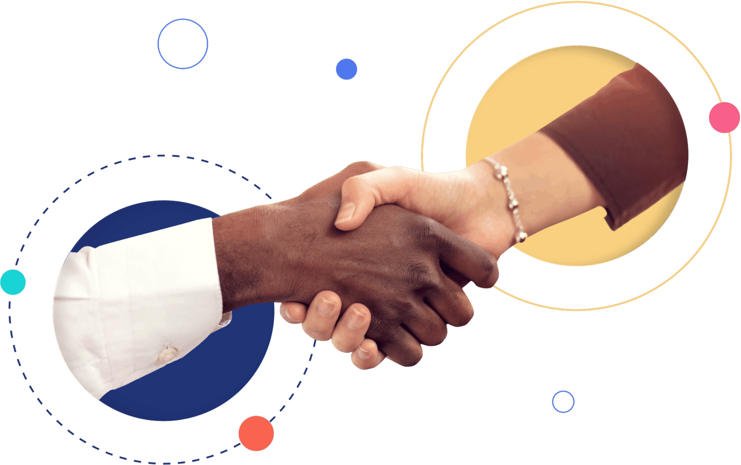 Diverse Handshake Agreement PNG Image