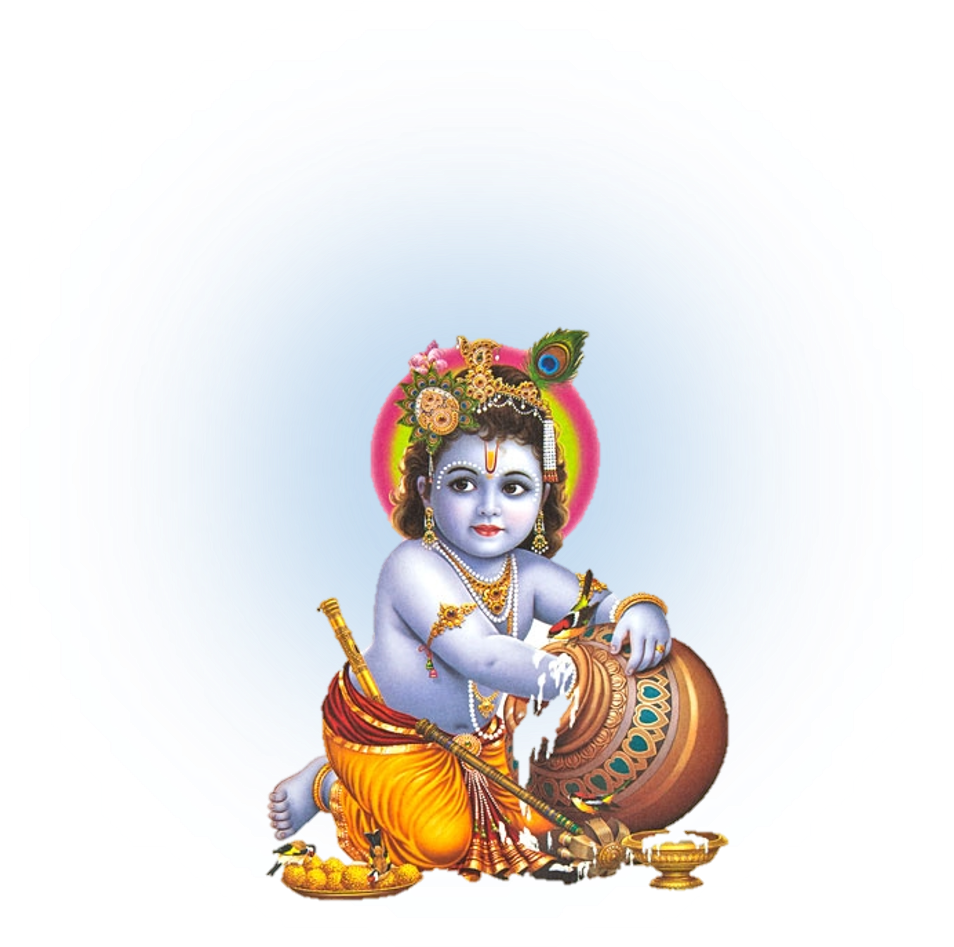 Divine Infant Playing Mridangam PNG Image