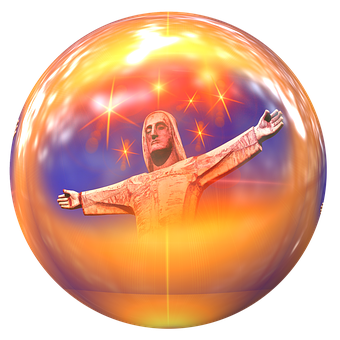 Divine Light Embrace Jesus PNG Image