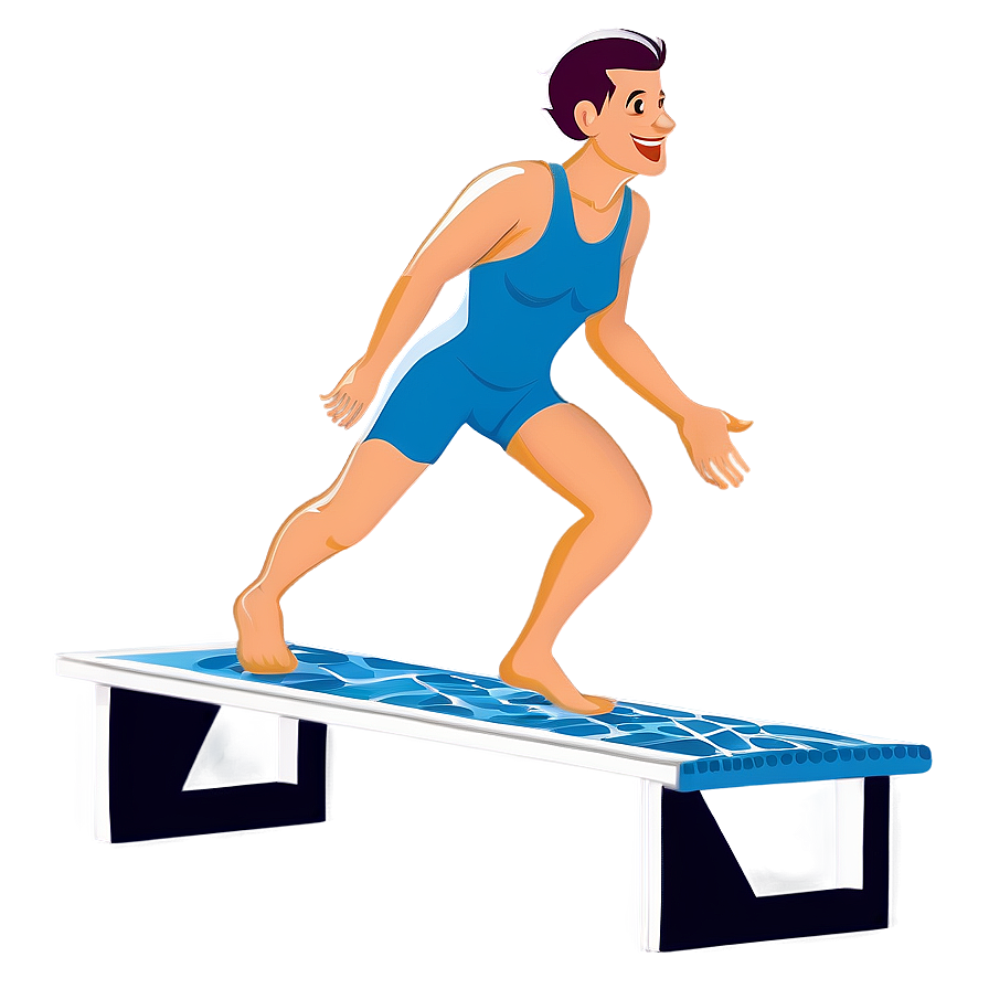 Diving Board Illustration Png 88 PNG Image