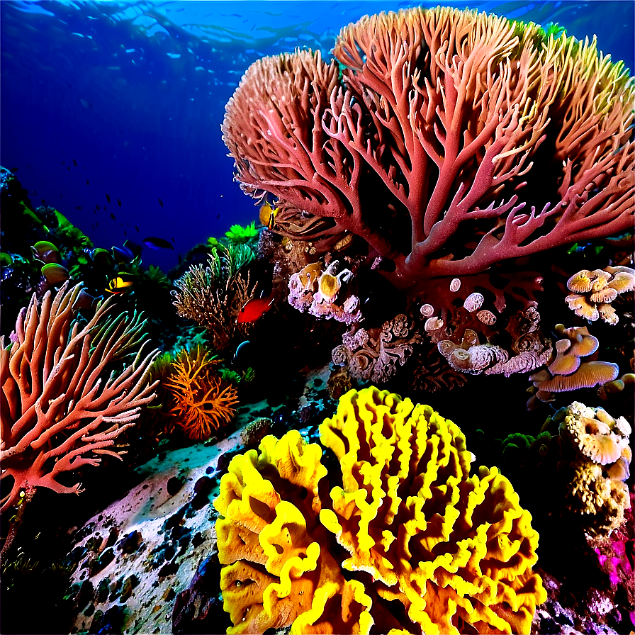 Diving Into Coral Gardens Png Bav61 PNG Image