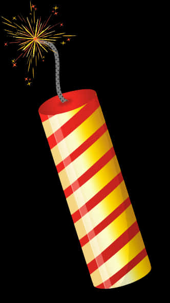 Diwali Firecracker Illustration PNG Image