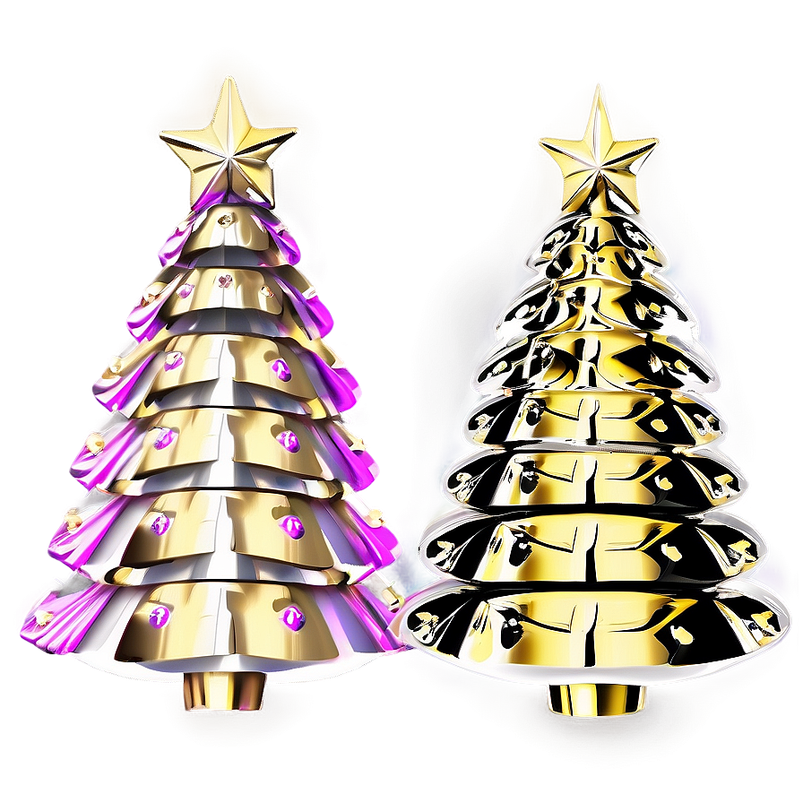 Diy Gold Christmas Tree Project Png 64 PNG Image