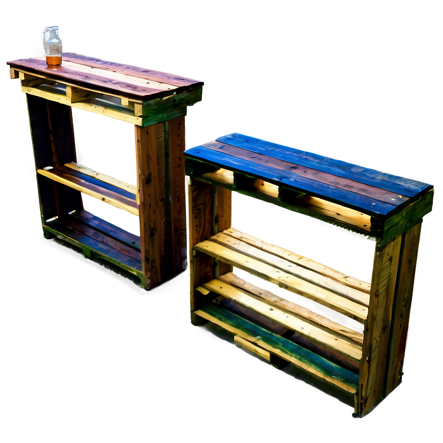 Diy Pallet Bar Table Png Ouf PNG Image