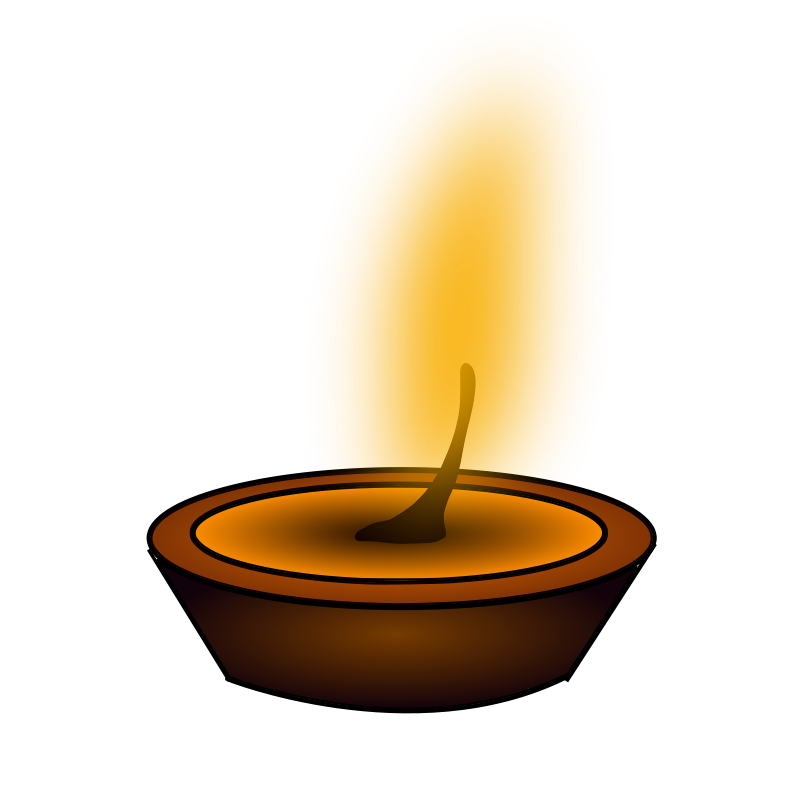 Diya Lamp Illumination PNG Image