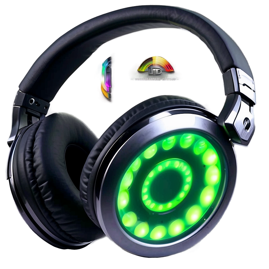 Dj Headphones With Led Lights Png 06212024 PNG Image