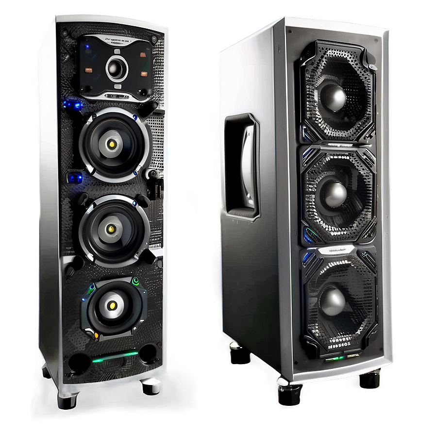 Dj Speakers With Microphone Input Png 59 PNG Image