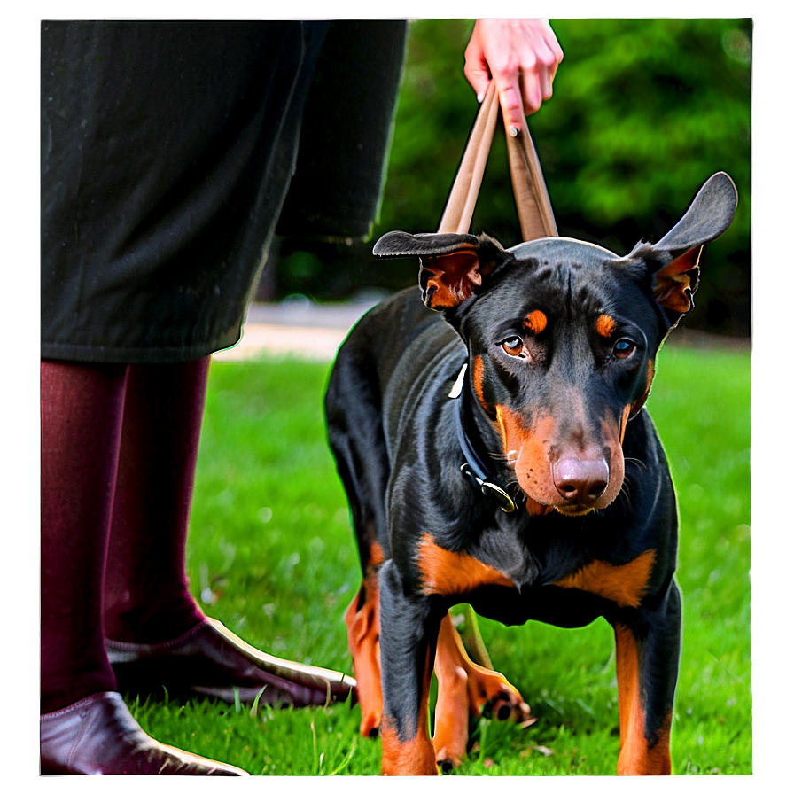 Doberman Training Png Tuw16 PNG Image