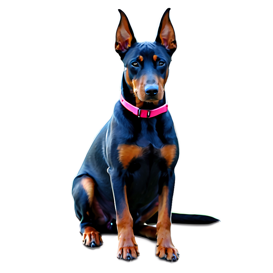 Doberman With Kids Png Ejt31 PNG Image