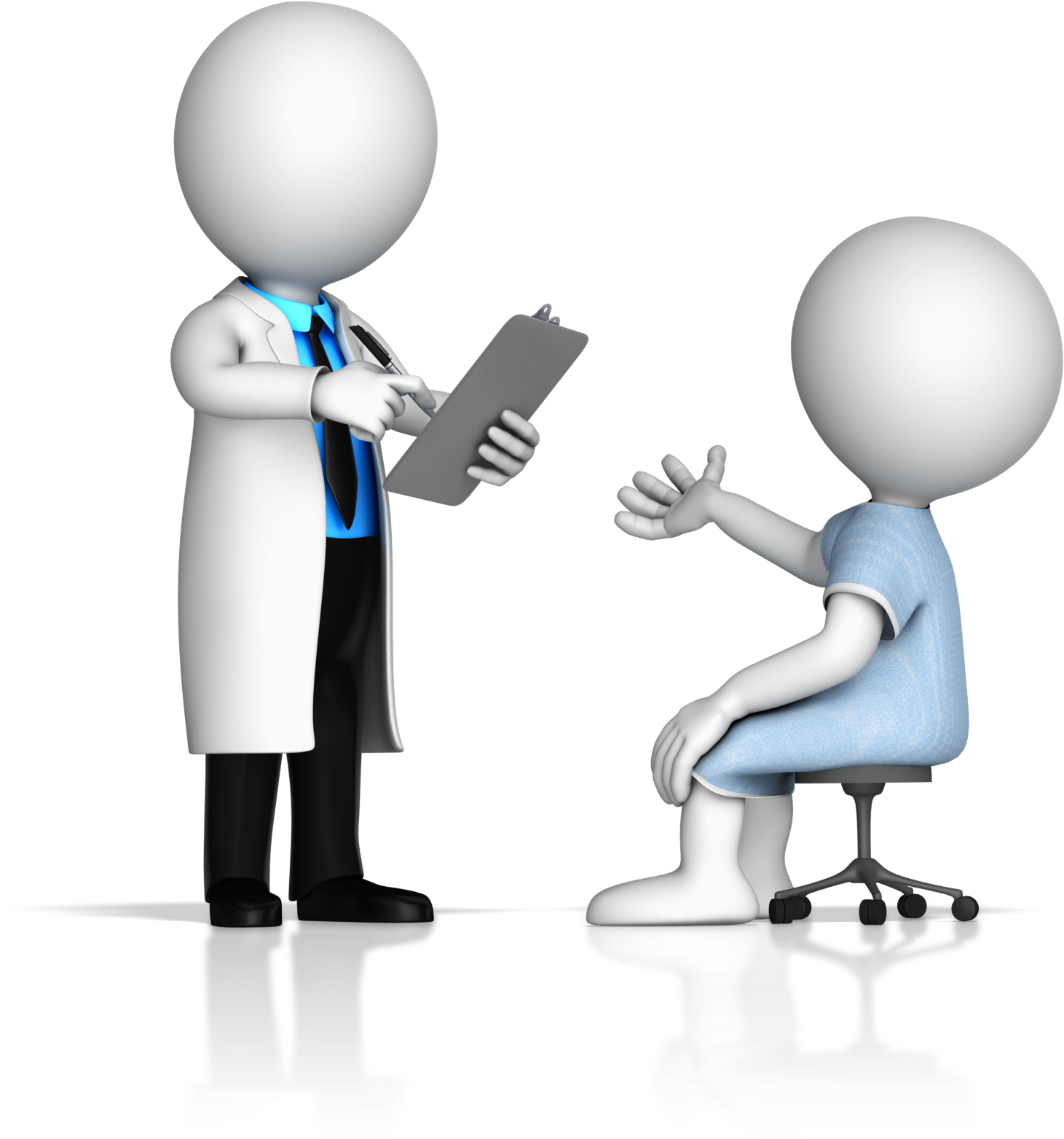 Doctor Consultation3 D Characters PNG Image