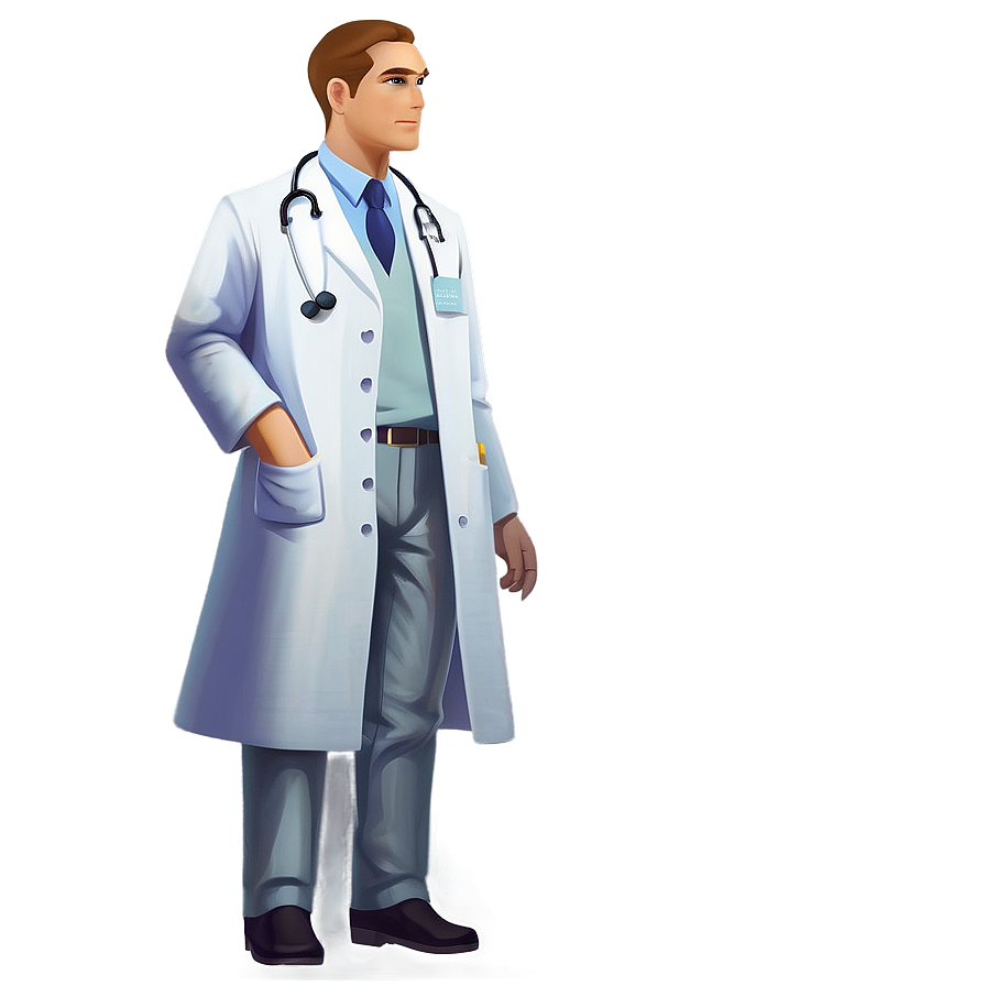 Doctor In Lab Coat Png Vlf PNG Image