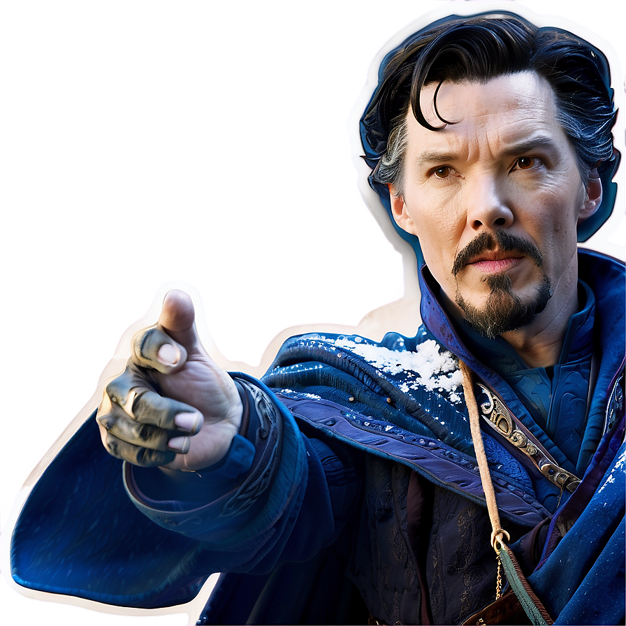 Doctor Strange In The Snow Png Blo98 PNG Image