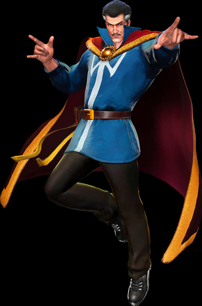 Doctor Strange Sorcerer Supreme Pose PNG Image