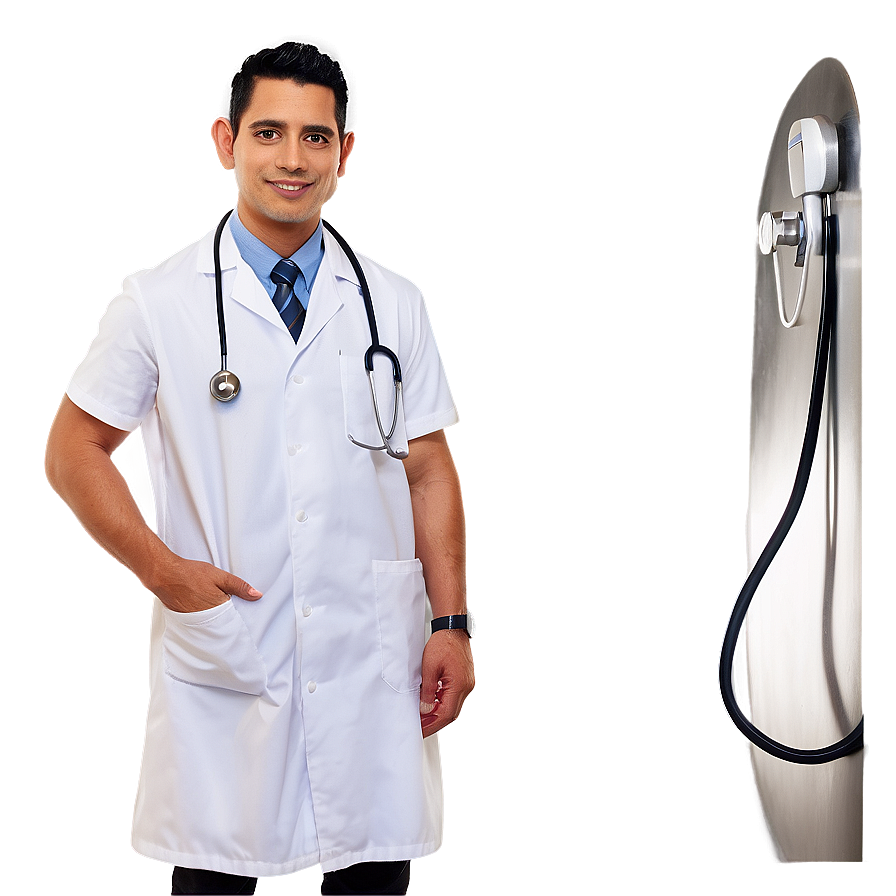 Doctor With Stethoscope Png 05232024 PNG Image