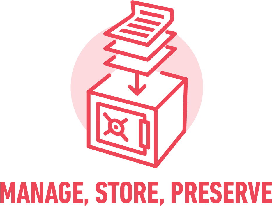 Document Management Icon PNG Image