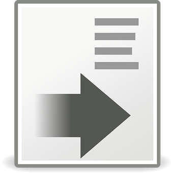 Document Transfer Icon PNG Image