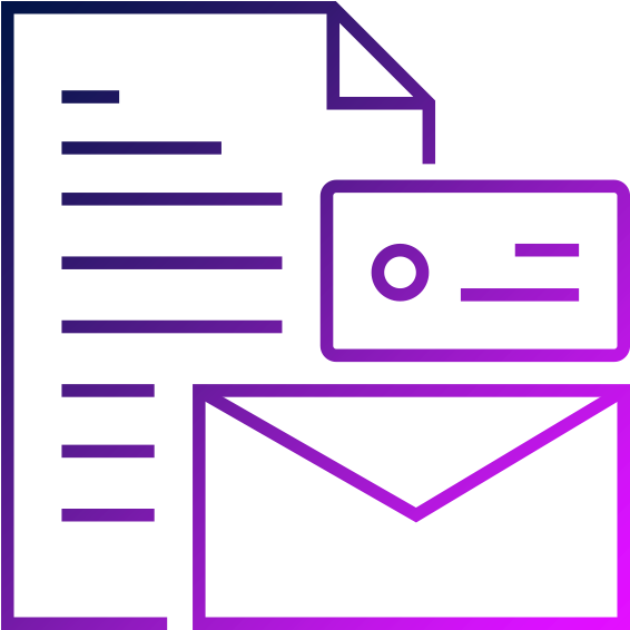 Documentand Mail Icons PNG Image