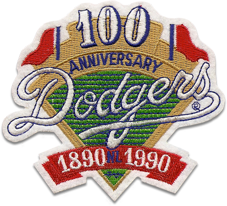 Dodgers100th Anniversary Patch PNG Image