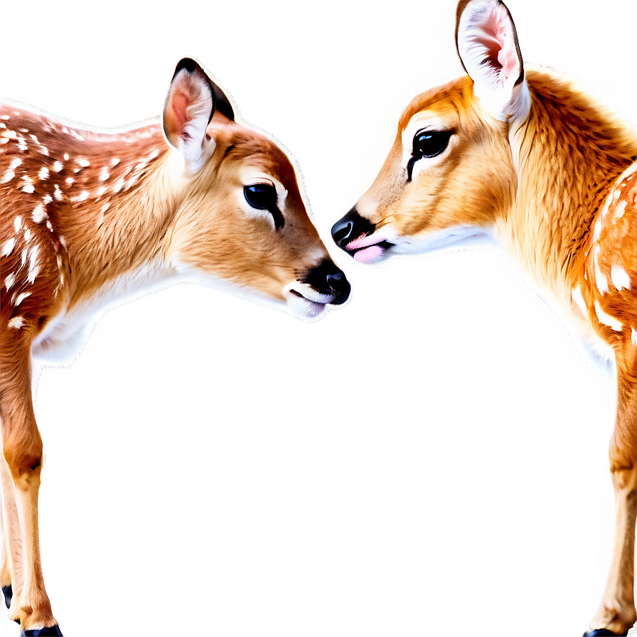 Doe And Fawn Love Png 37 PNG Image