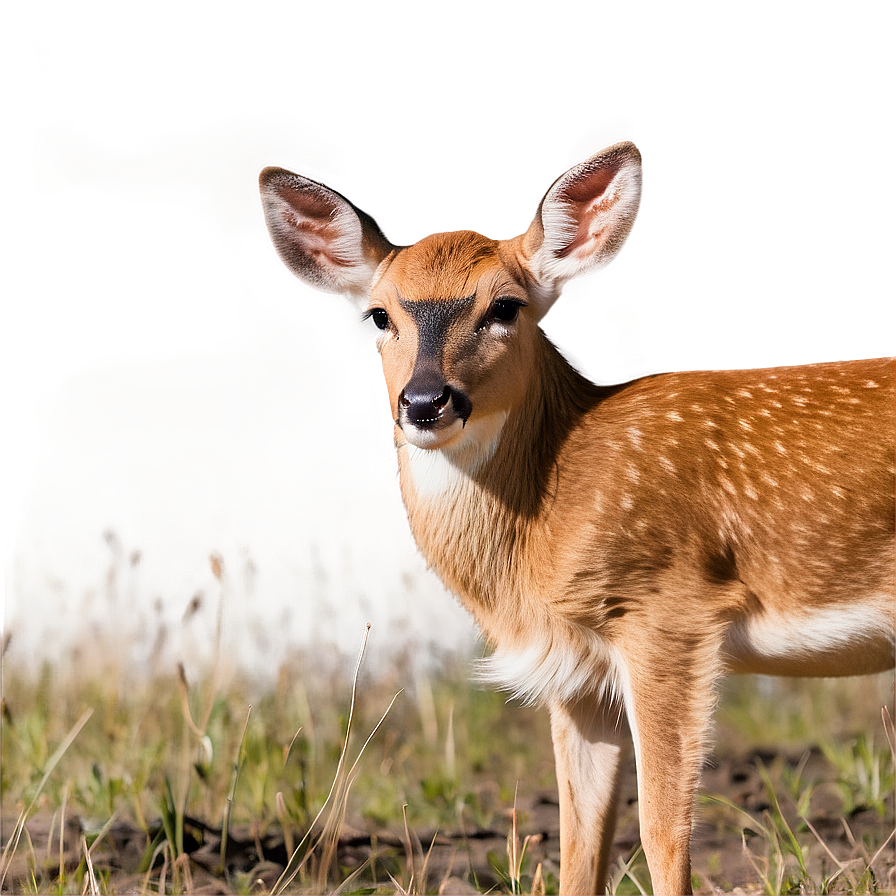 Doe Enjoying Sunshine Png Wfi34 PNG Image