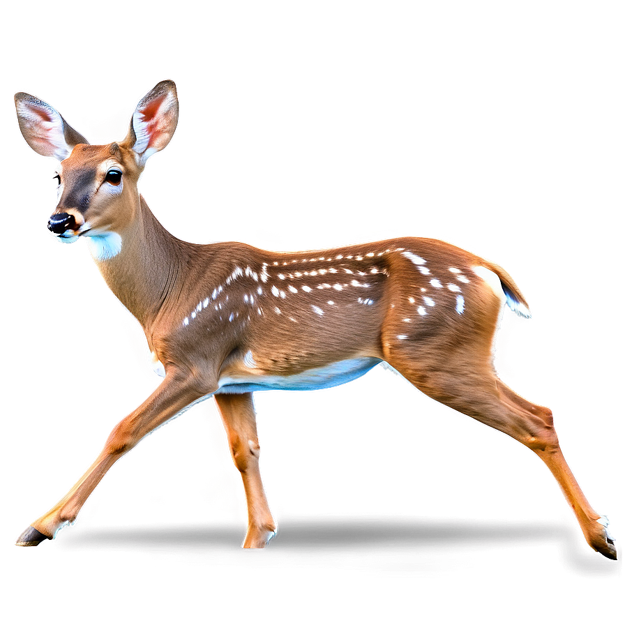 Doe Running Fast Png 68 PNG Image