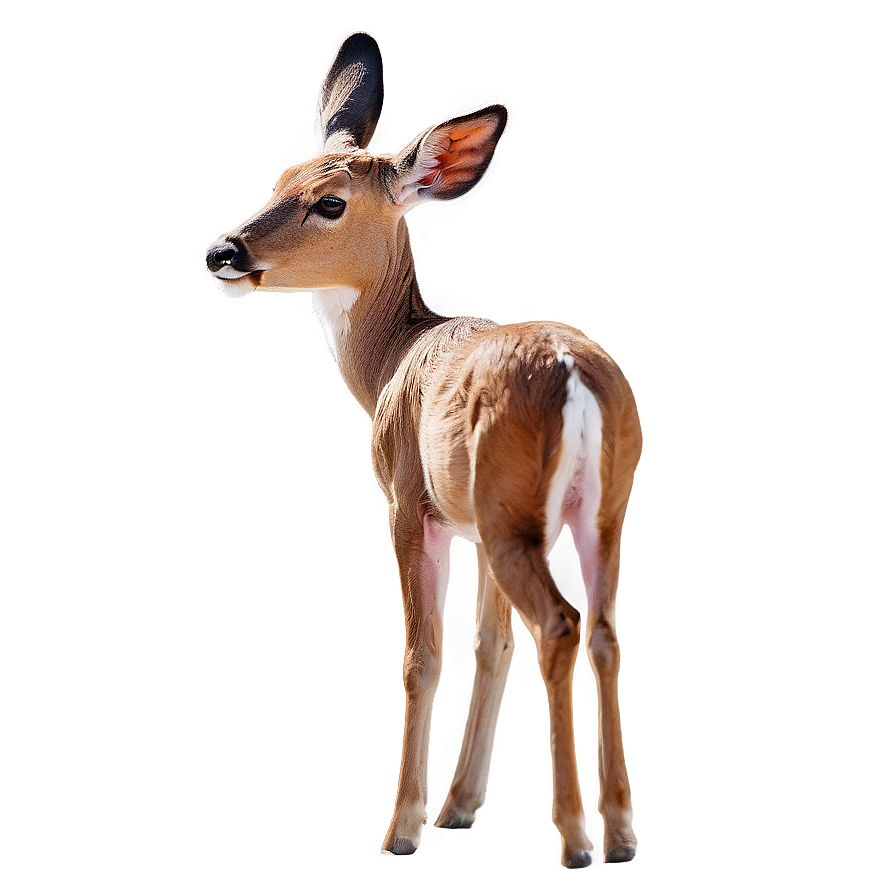 Doe With Vibrant Background Png Hes PNG Image