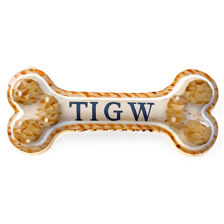 Dog Bone With Text Png Uxd PNG Image