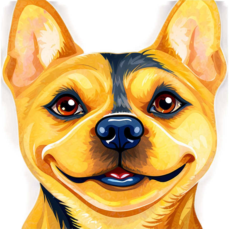 Dog Face Vector File Png 06212024 PNG Image