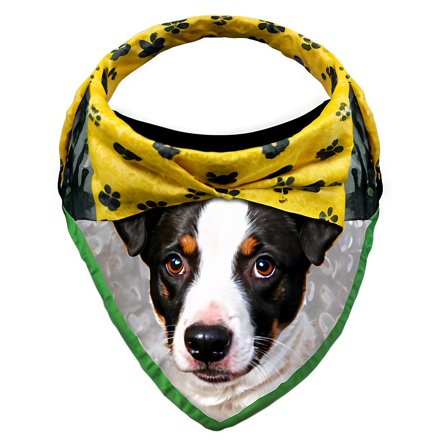 Dog Face With Bandana Png Oin52 PNG Image