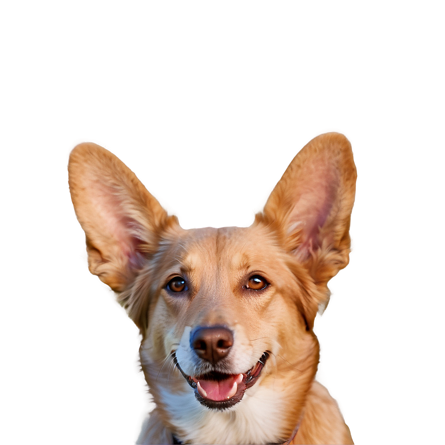 Dog Face With Ears Up Png Yhp PNG Image