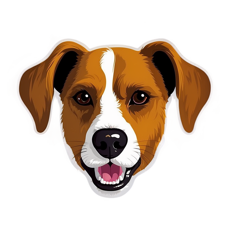 Dog Head Vector Png Syr49 PNG Image