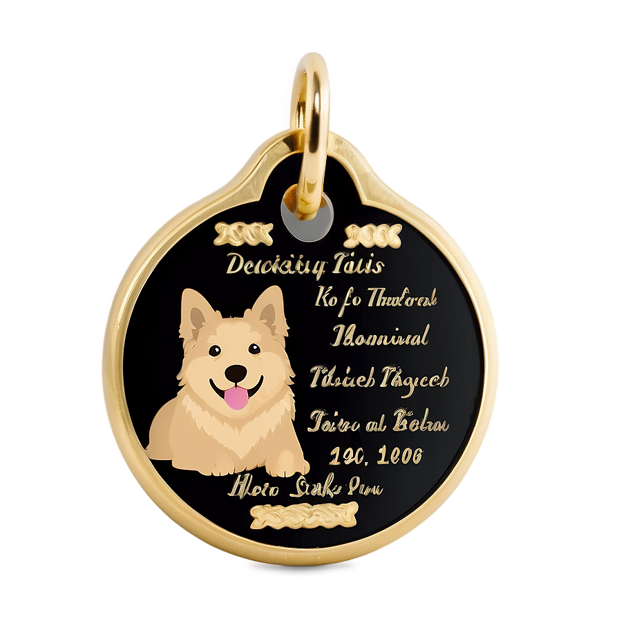 Dog Memorial Tags Png Ojg26 PNG Image