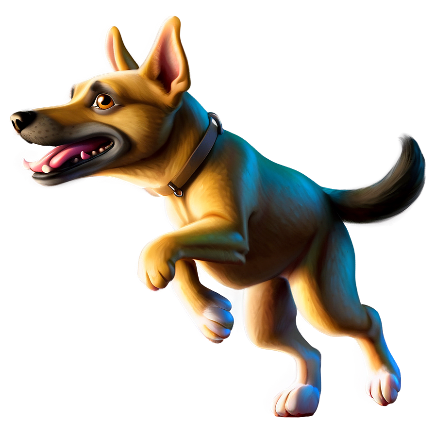 Dog Running In Wind Png Oan PNG Image