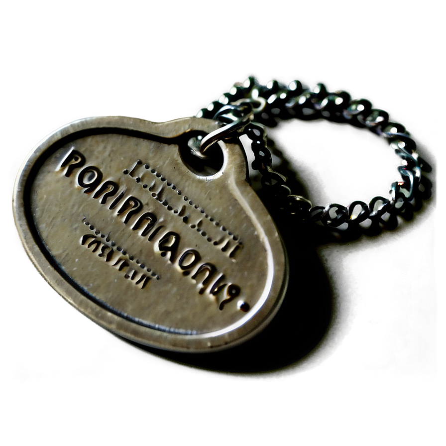 Dog Tag With Name Png 06122024 PNG Image