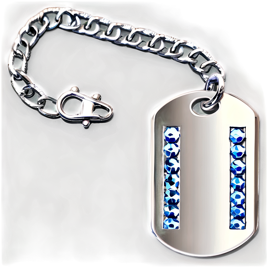 Dog Tag With Rhinestones Png Lbb PNG Image