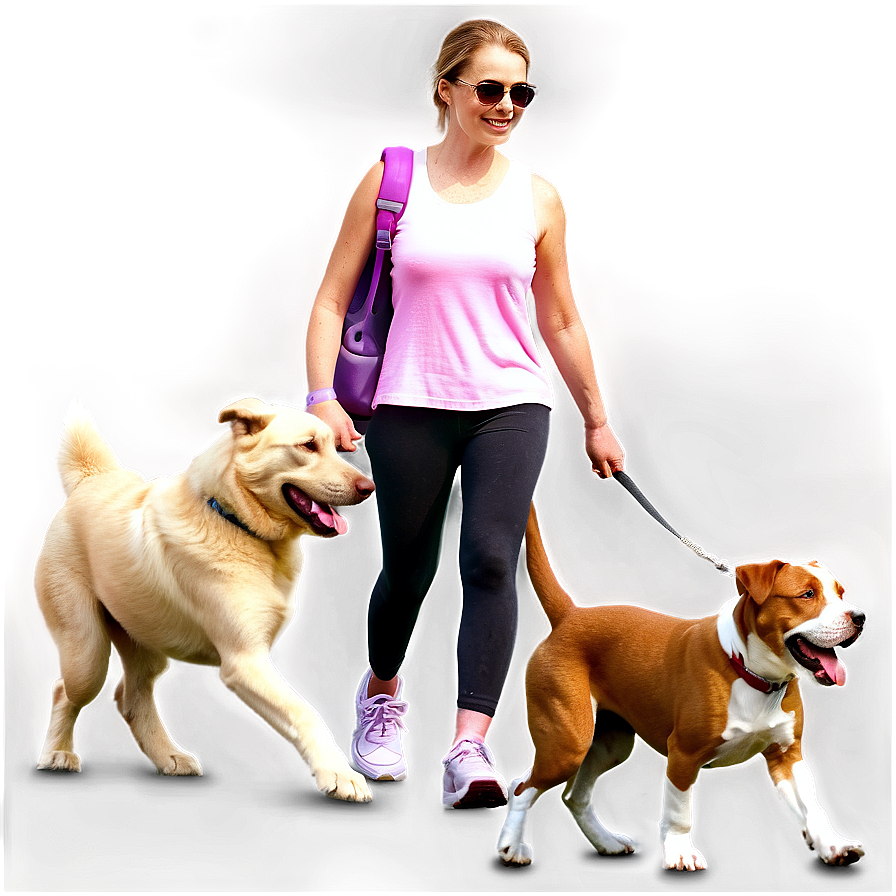 Dog Walk Png Okq PNG Image