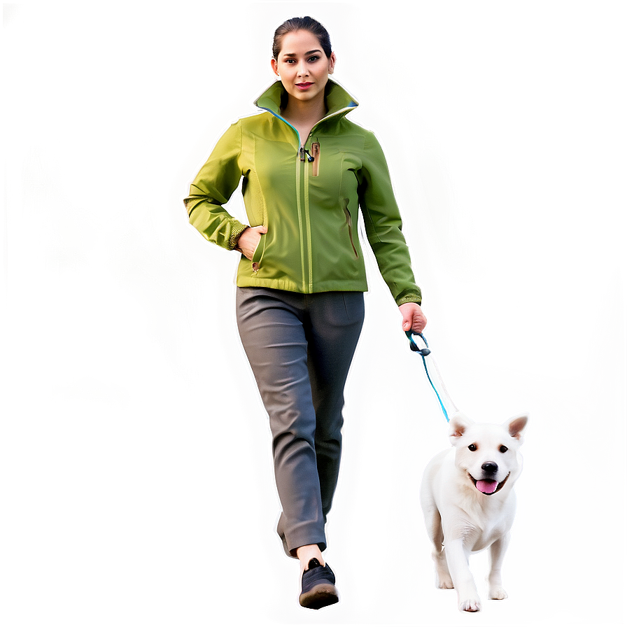 Dog Walking Outfit Png Khw51 PNG Image