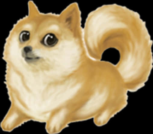 Doge_ Meme_ Iconic_ Shiba_ Inu PNG Image