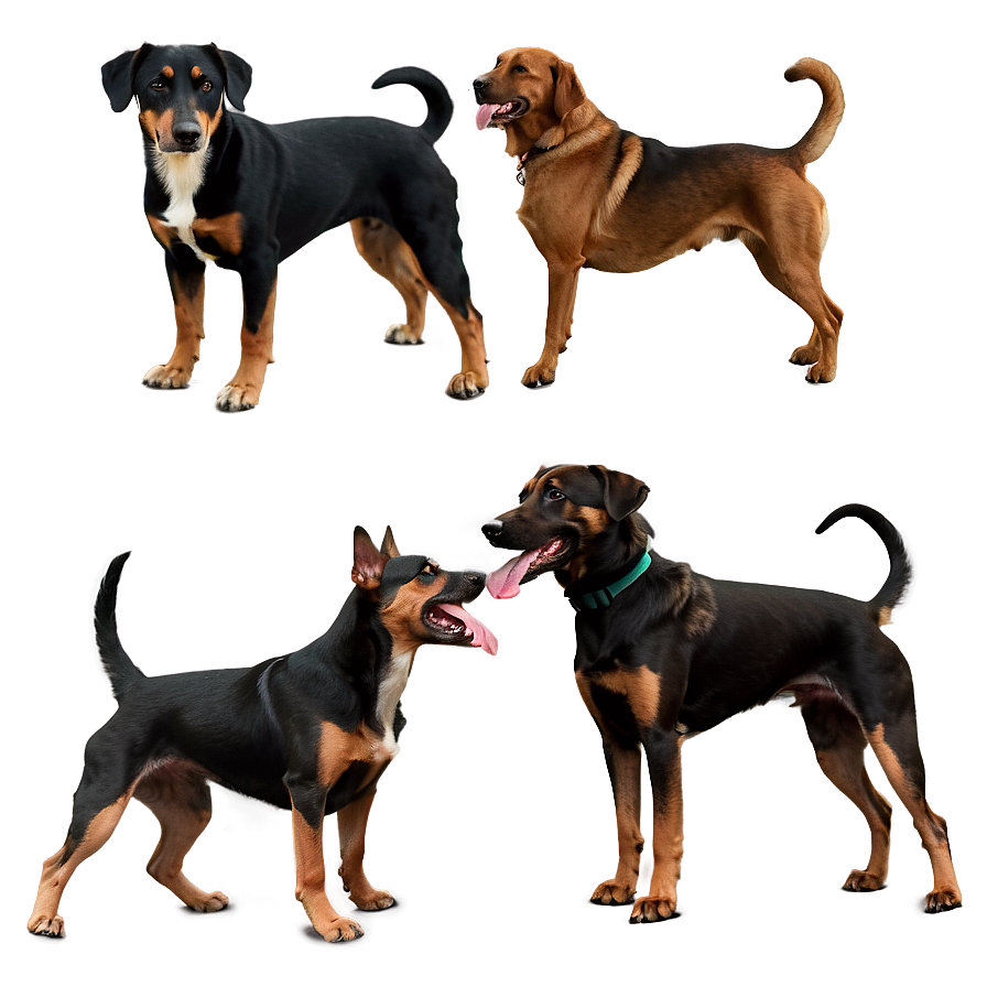 Dogs In Action Png Faw66 PNG Image