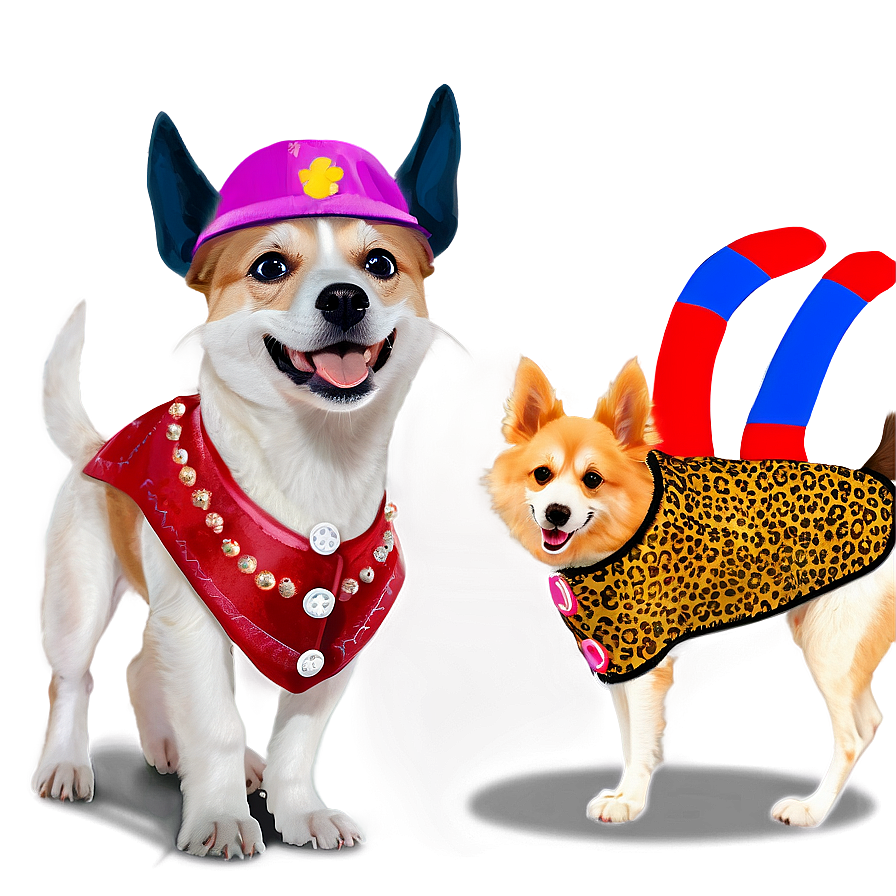 Dogs In Costumes Png Qjp PNG Image