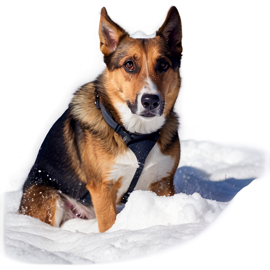 Dogs In Snow Png Ayr PNG Image