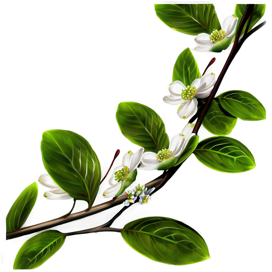 Dogwood Branches Png Tbt PNG Image