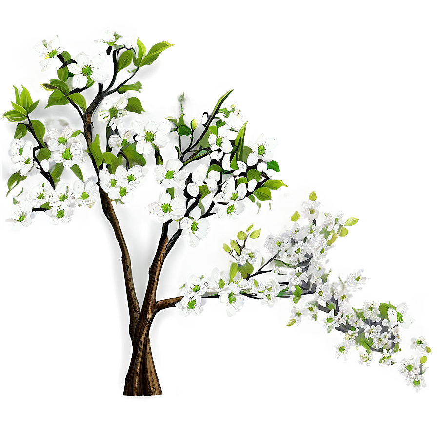 Dogwood Forest Background Png Dgc44 PNG Image